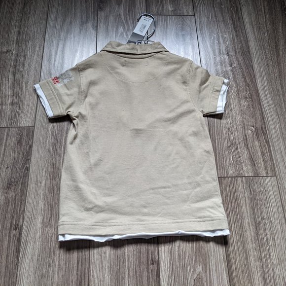 [KIDS 2/$20] NWT Toddler Boy (3T) - TOUT COMPTE FAIT Polo Fooler - Picture 4 of 5
